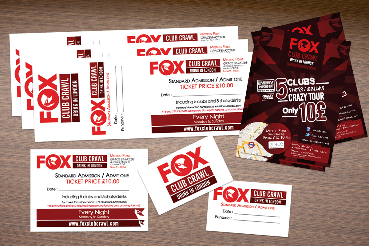 Fox Club Crawl web/print